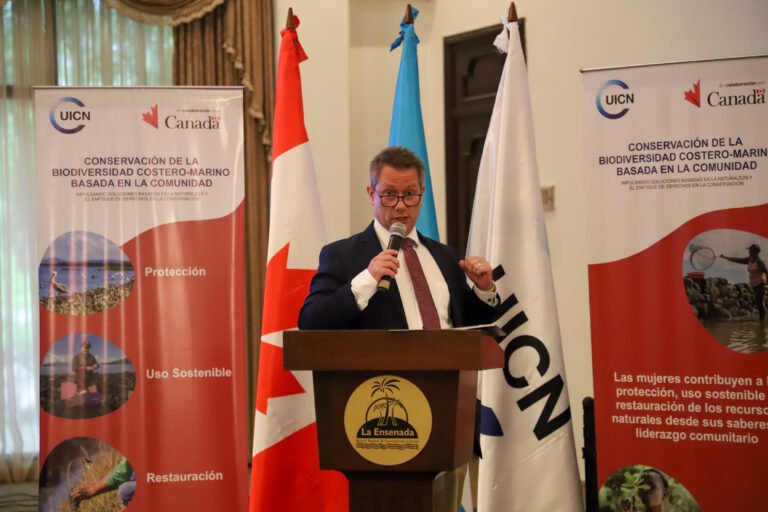 Pascal Medieu, Jefe de la Oficina de Cooperación de La Embajada. Foto por: UICN.